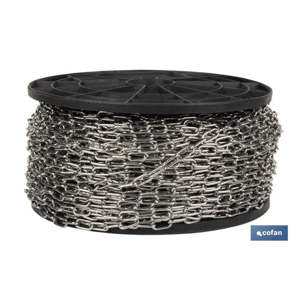 CADENA CALIBRADA DIN 766 M4 INOX A4 (METRO)