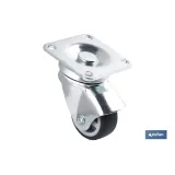 Comprar RUEDA GOMA/GRIS PLACA Ø30X18MM (PAC Cofan | almacendeferreteriacor.es