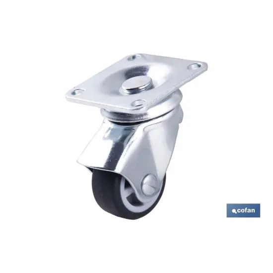 Comprar RUEDA GOMA/GRIS PLACA Ø30X18MM Vent Cofan | almacendeferreteriacor.es