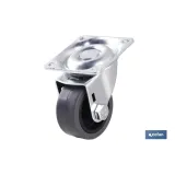 Comprar RUEDA GOMA/GRIS PLACA Ø40X18MM Vent Cofan | almacendeferreteriacor.es