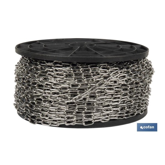 CADENA CALIBRADA DIN 766 M6 INOX A4 (METRO)