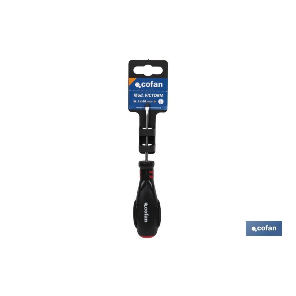 Comprar DESTORNILLADOR PLANO 3 X 60 (PACK:  Cofan | almacendeferreteriacor.es
