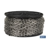 CADENA CALIBRADA DIN 766 M10 INOX A4 (METRO)