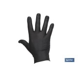 CAJA 100 UNDS. GUANTES DE NITRILO NEGRO T - L