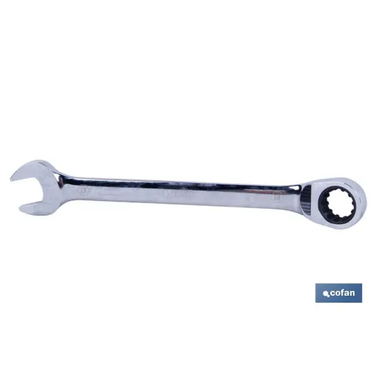 Comprar LLAVE COMBINADA CARRACA REVERS. 14M Cofan | almacendeferreteriacor.es