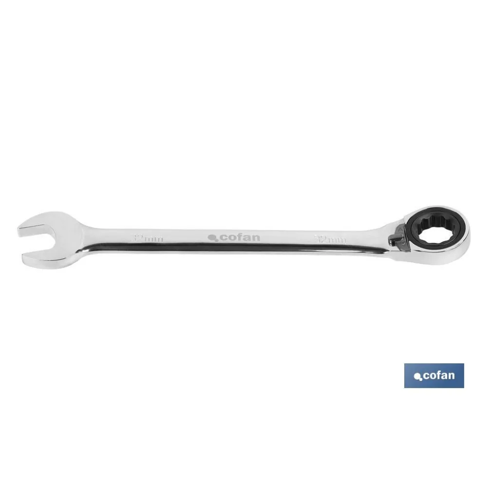 Comprar LLAVE COMBINADA CARRACA REVERS. 32M Cofan | almacendeferreteriacor.es