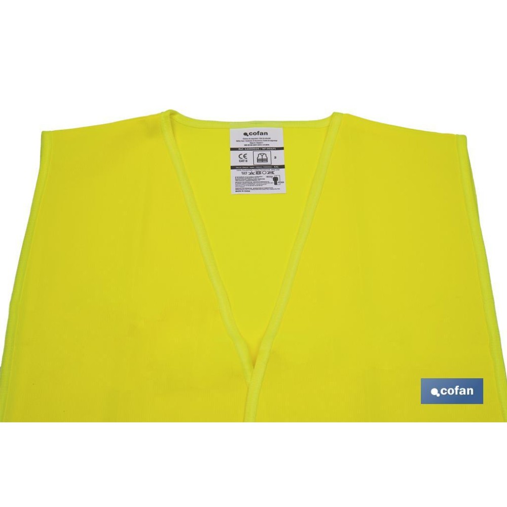 CHALECO REFLECTANTE AMARILLO