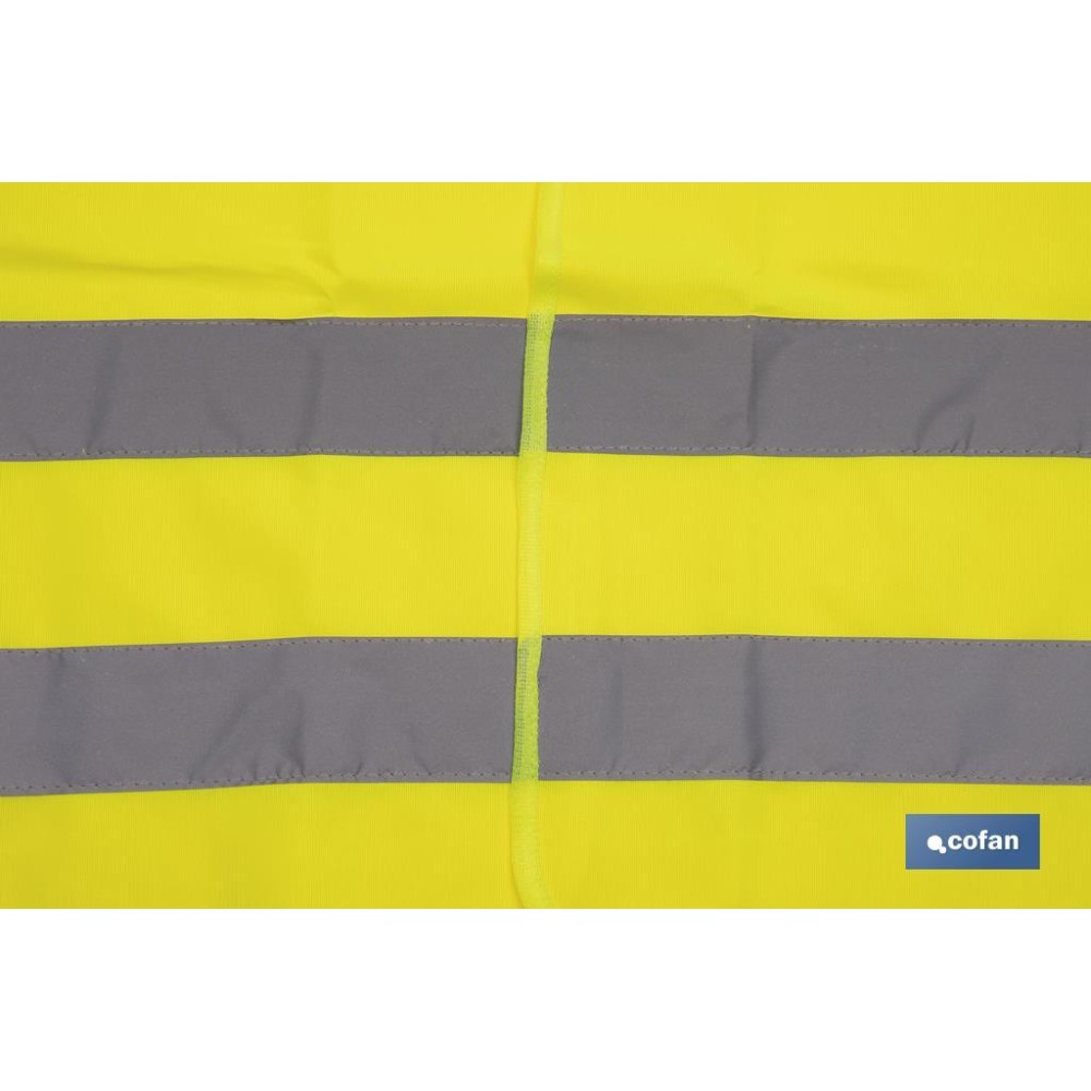 CHALECO AMARILLO REFLECTANTE P/NIÑOS