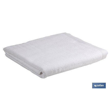 TOALLA DUCHA BLANCA  GR580 M2 GAMA PALOMA 70 X140cm