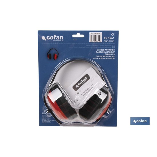 BLISTER AURICULARES DE PROTECCIÓN SNR:27db