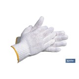 BLÍSTER DE GUANTE DE PUNTO DE ALGODÓN CON PUÑO ELÁSTICO VENTA UNITARIA