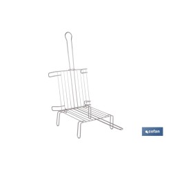 PARRILLA DOBLE INOX 450X 450MM