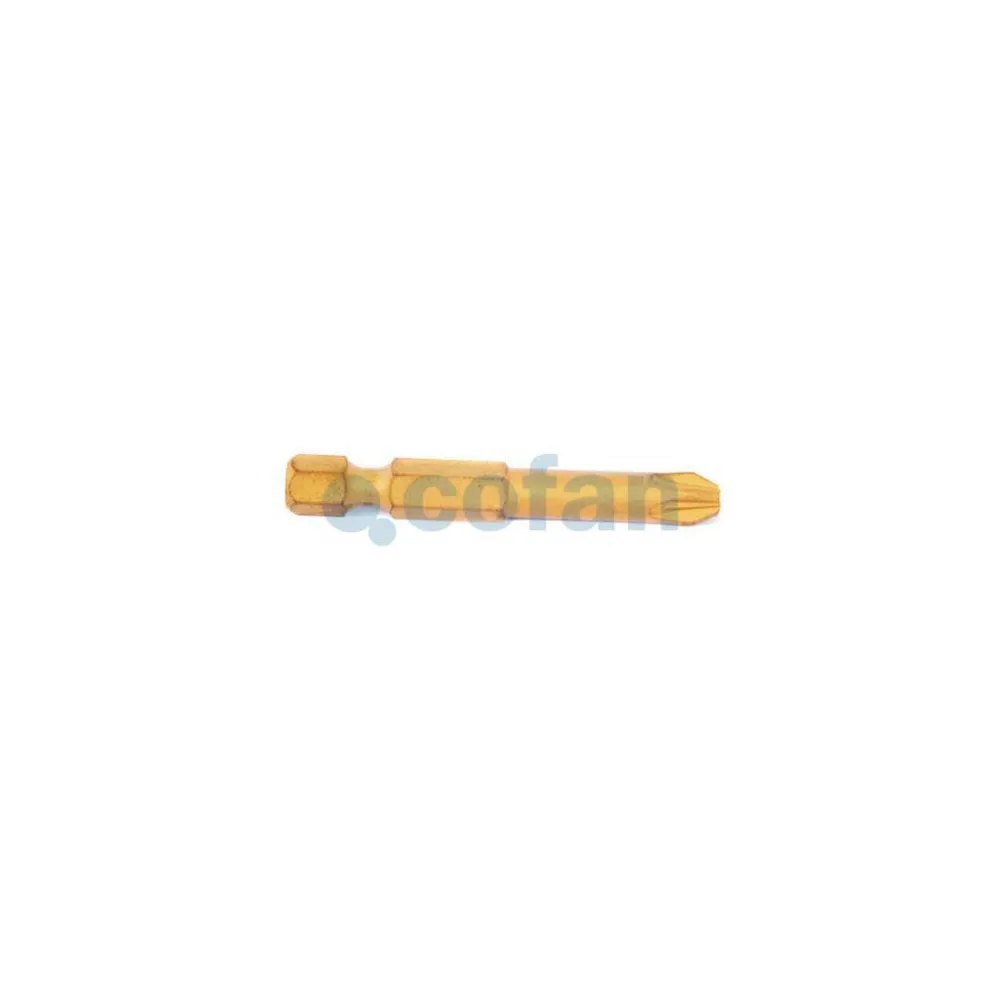 Comprar PUNTA TITANIO 1/4 50MM, PZ-2 (PACK: Cofan | almacendeferreteriacor.es