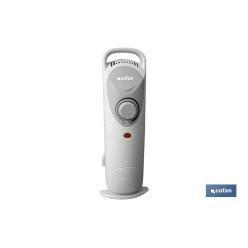 RADIADOR MINI DE ACEITE CON TERMOSTATO REGULABLE 5 ELEMENTOS 450 W