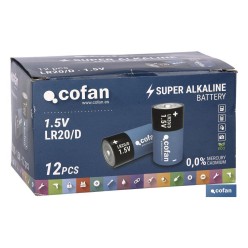 BLÍSTER DE 2 PILAS ALCALINAS LR20/D VENTA UNITARIA