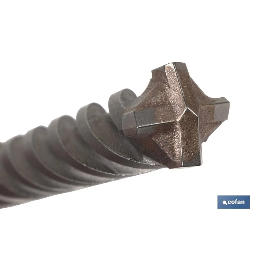 Comprar BROCA ESPECIAL SDS+ DE 4 PUNTAS M-1 Cofan | almacendeferreteriacor.es