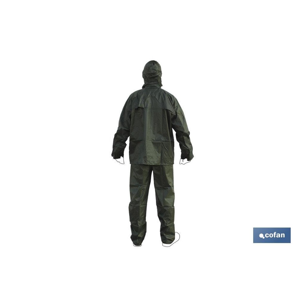 TRAJE AGUA VERDE POLIESTER/PVC TALLA XXXL