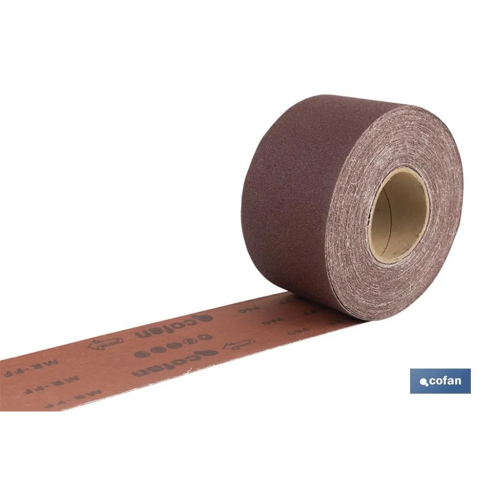 Comprar ROLLO LIJA TELA UNIVERSAL 100 X 25  Cofan | almacendeferreteriacor.es