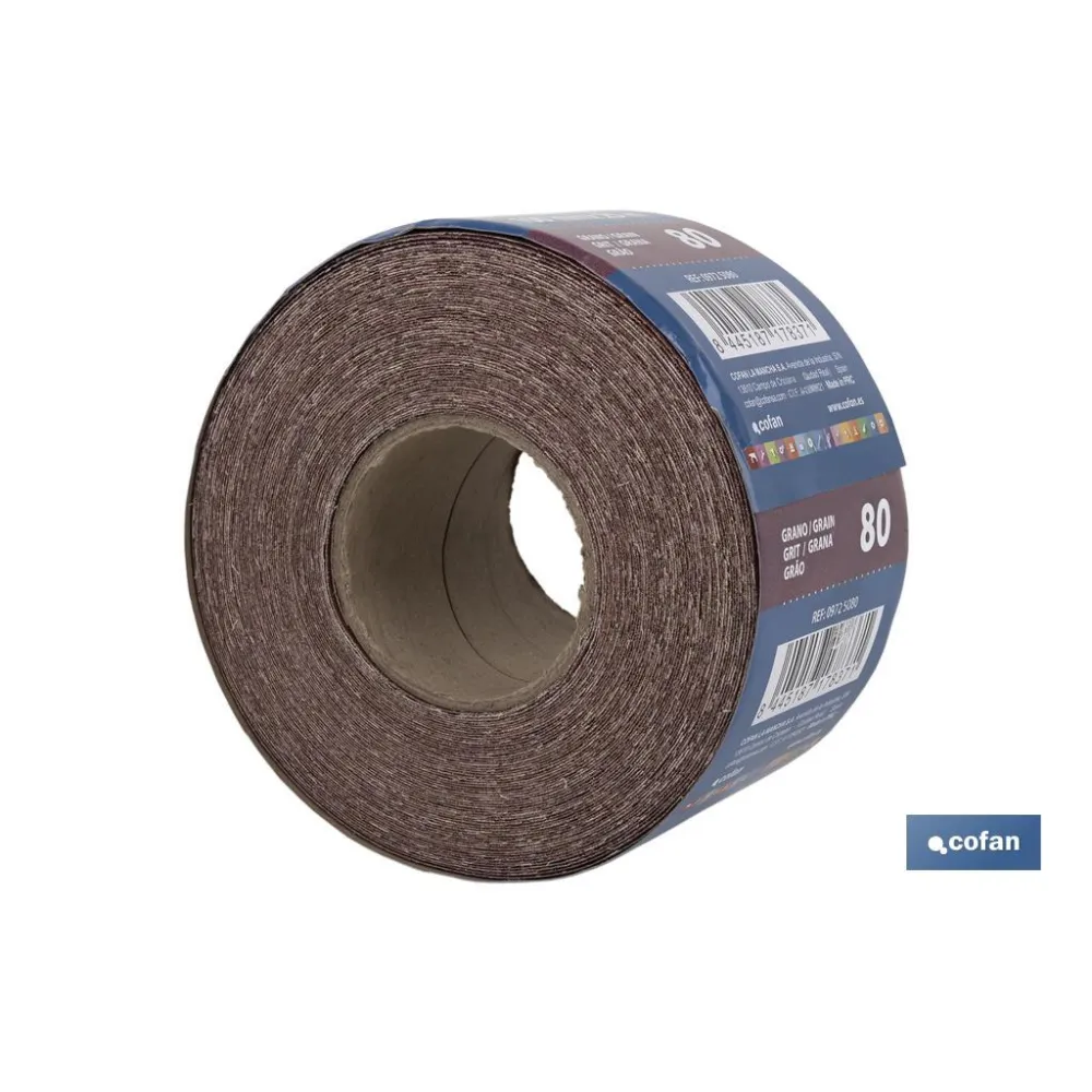 Comprar ROLLO LIJA TELA UNIVERSAL 100 X 25  Cofan | almacendeferreteriacor.es