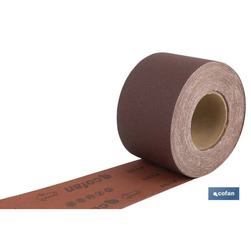 Comprar ROLLO LIJA TELA UNIVERSAL 100 X 25  Cofan | almacendeferreteriacor.es