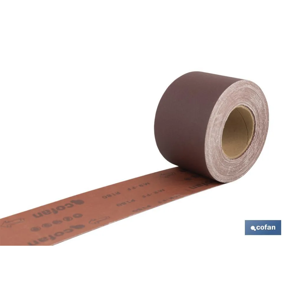 Comprar ROLLO LIJA TELA UNIVERSAL 100 X 25  Cofan | almacendeferreteriacor.es