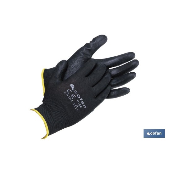 BLISTER G. 100%  POLIEST.  IMPREG. PU NEGRO T-10
