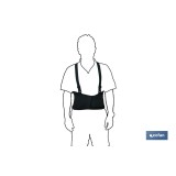 FAJA DE TRABAJO CON TIRANTES TALLA M
