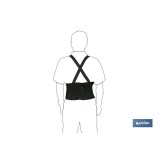 FAJA DE TRABAJO CON TIRANTES TALLA XL