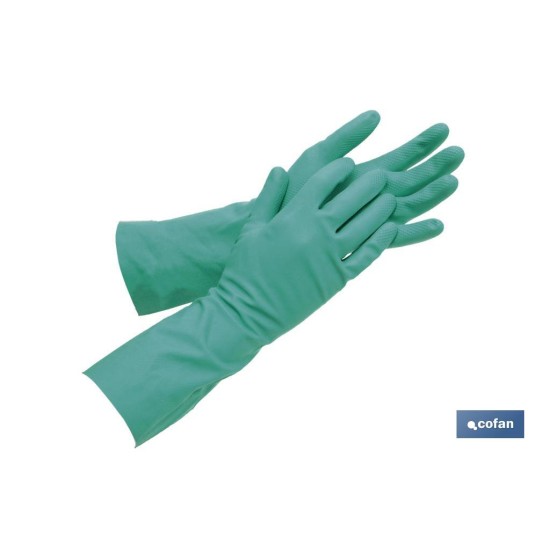 GUANTE VERDE NITRILO T 6,5