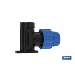 CODO 90° GRIFO ROSCA HEMBRA PP PN16 20 X 1/2