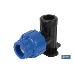 CODO 90° GRIFO ROSCA HEMBRA PP PN16 20 X 3/4 VENTA UNITARIA