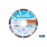 Comprar DISCO DIAM. UNIVERSAL BASICO 115 MM Cofan | almacendeferreteriacor.es