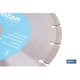 Comprar DISCO DIAM. UNIVERSAL BASICO 230 MM Cofan | almacendeferreteriacor.es