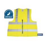 CHALECO AMARILLO CON CREMALLERA T-L