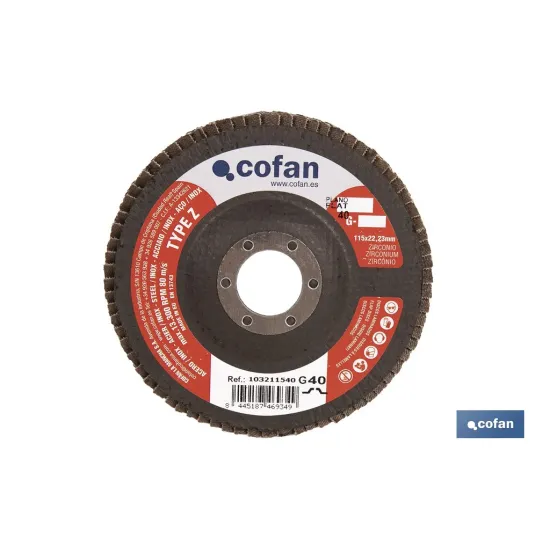 Comprar DISCO LAMINADO ESTANDAR PLANO 115 M Cofan | almacendeferreteriacor.es