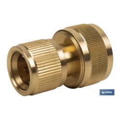 CONECTOR MANGUERA LATÓN 3/4 (19 mm)