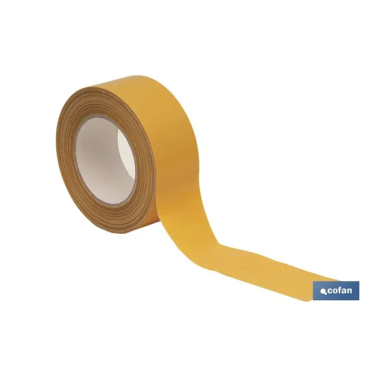 Comprar CINTA DOBLE CARA PARA MOQUETA 25MTS Cofan | almacendeferreteriacor.es