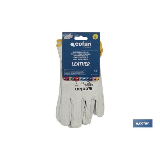 GUANTE CONDUCTOR DE PIEL TALLA 9