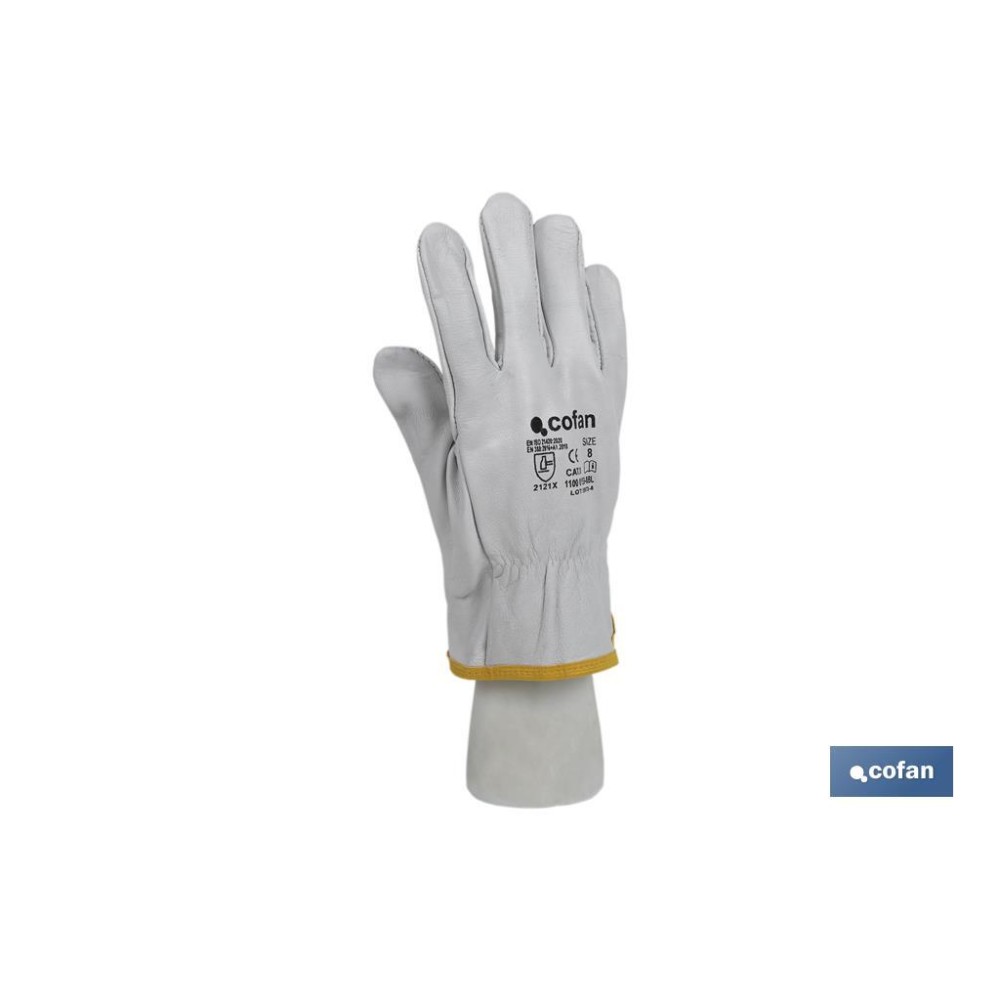 GUANTE CONDUCTOR DE PIEL TALLA 9 BLÍSTER venta unitaria
