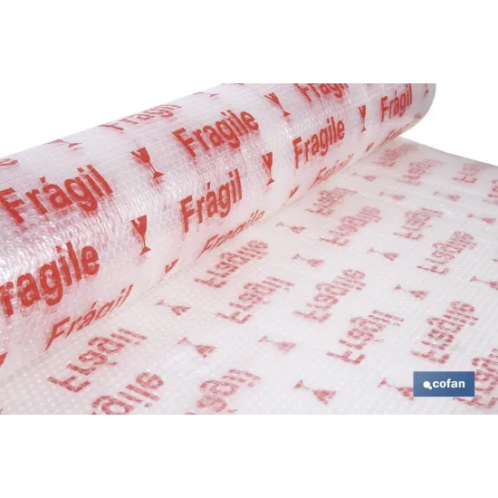 Comprar ROLLO DE PLÁSTICO DE BURBUJA FRÁGIL Cofan | almacendeferreteriacor.es