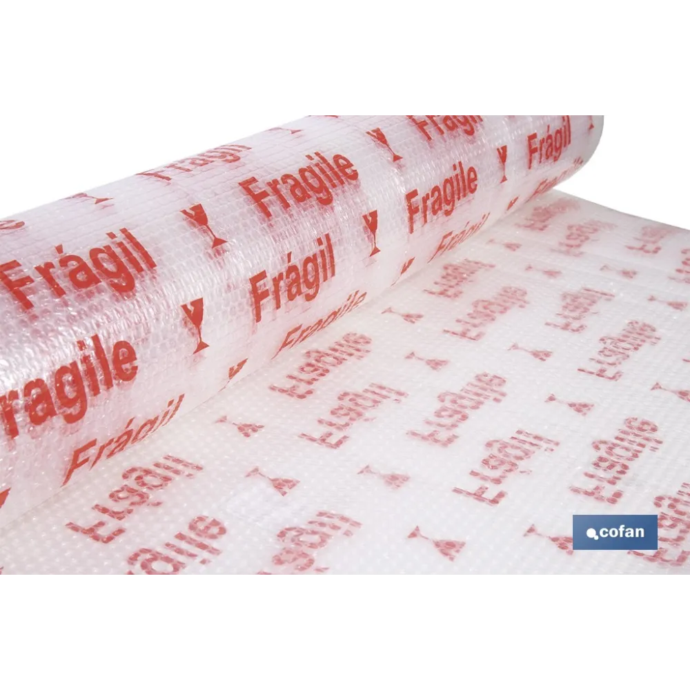 Comprar ROLLO DE PLÁSTICO DE BURBUJA FRÁGIL Cofan | almacendeferreteriacor.es