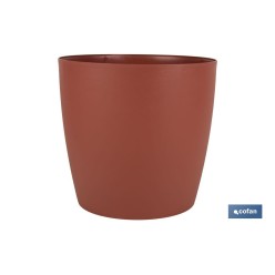MACETA CAMELIA DE COLOR ARCILLA 30 X 28 CM