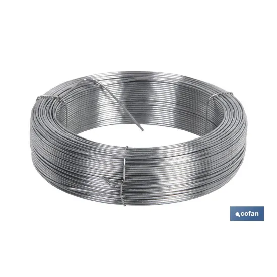 Comprar ROLLO ALAMBRE GALVANIZADO 1 Kg (2,2 Cofan | almacendeferreteriacor.es