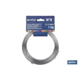 Comprar ROLLO ALAMBRE GALVANIZADO 1 Kg (2,2 Cofan | almacendeferreteriacor.es