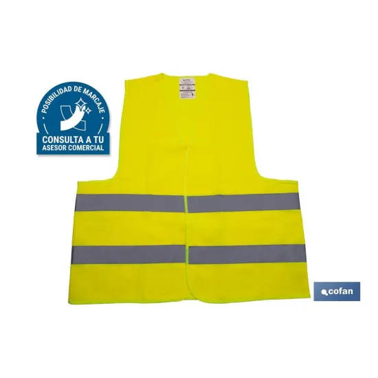 Comprar CHALECO REFLECTANTE AMARILLO (PACK: Cofan | almacendeferreteriacor.es