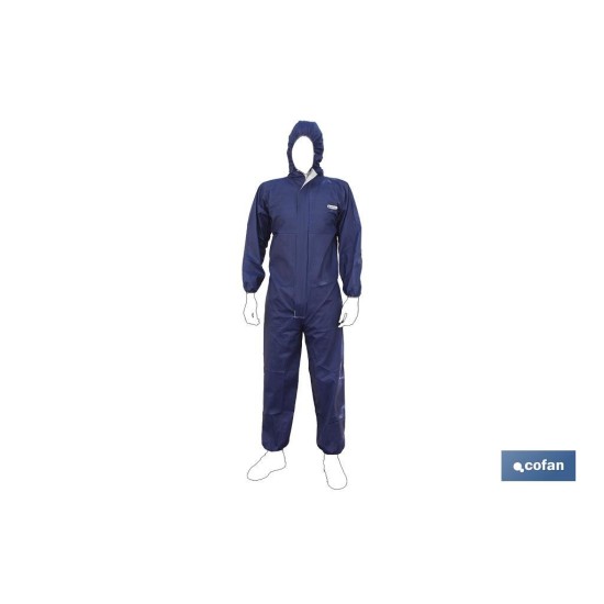 BUZO CON CAPUCHA TIPO 4, 5 Y 6 AZUL TALLA XL
