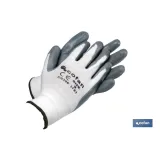 Comprar GUANTE 100% POLIEST. IMPREG. NITRIL Cofan | almacendeferreteriacor.es