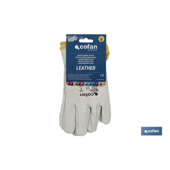 Comprar GUANTE CONDUCTOR DE PIEL TALLA 9 (P Cofan | almacendeferreteriacor.es