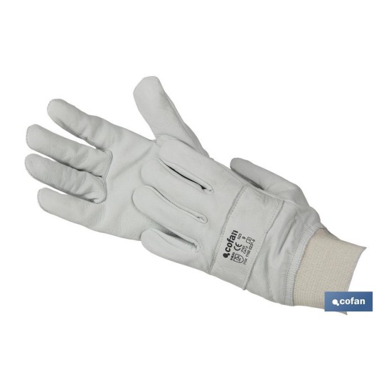 GUANTE AJUSTABLE PIEL FLOR REFORZADO TALLA 10