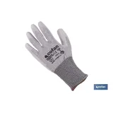 Comprar GUANTE ANTICORTE IMPREGNADO PU GRIS Cofan | almacendeferreteriacor.es